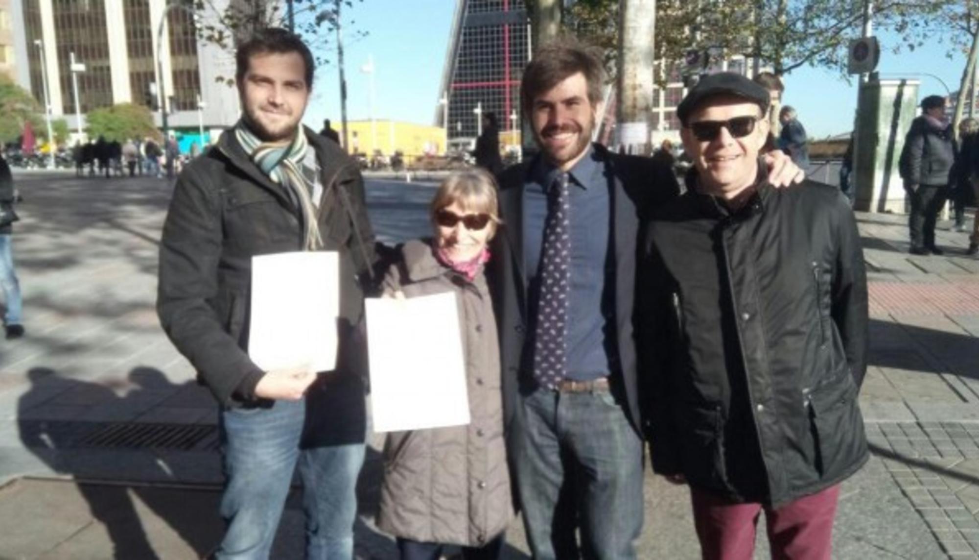 Presentación de las querellas contra el franquismo